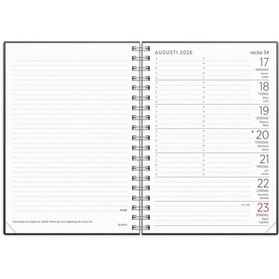 Liten Veckokalender refill 2026