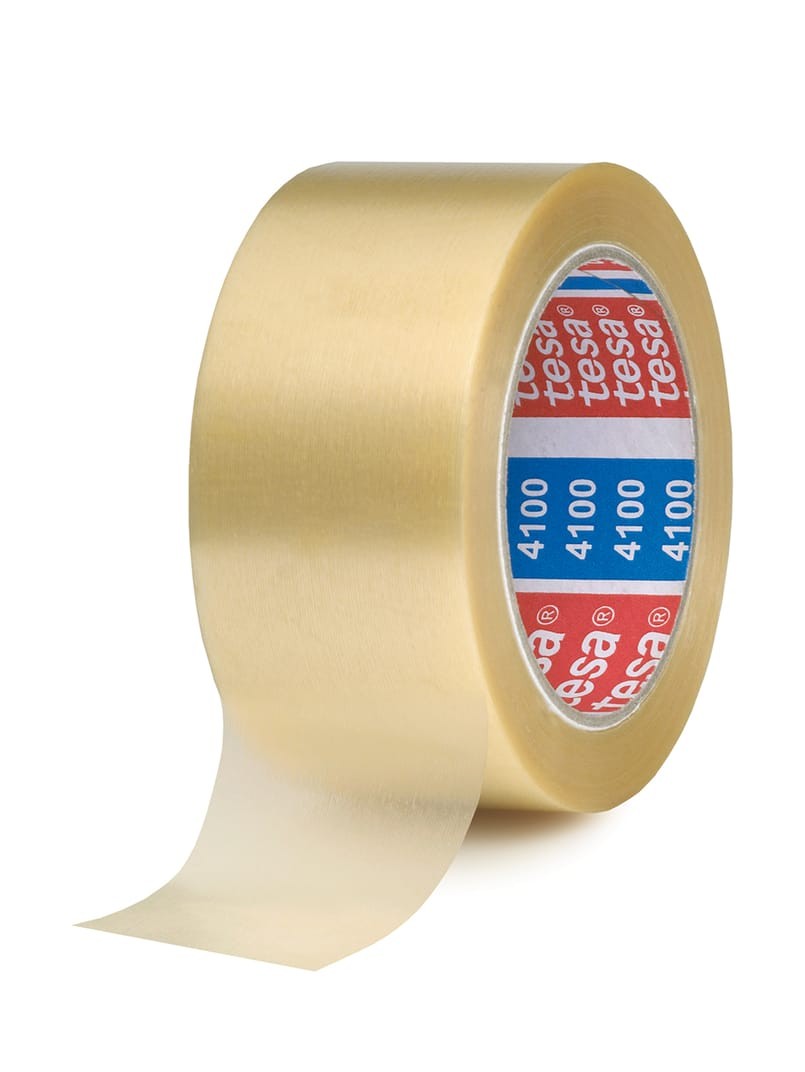 Packtejp Tesa 4100 Comfort PVC Transparent 50mm x 66m