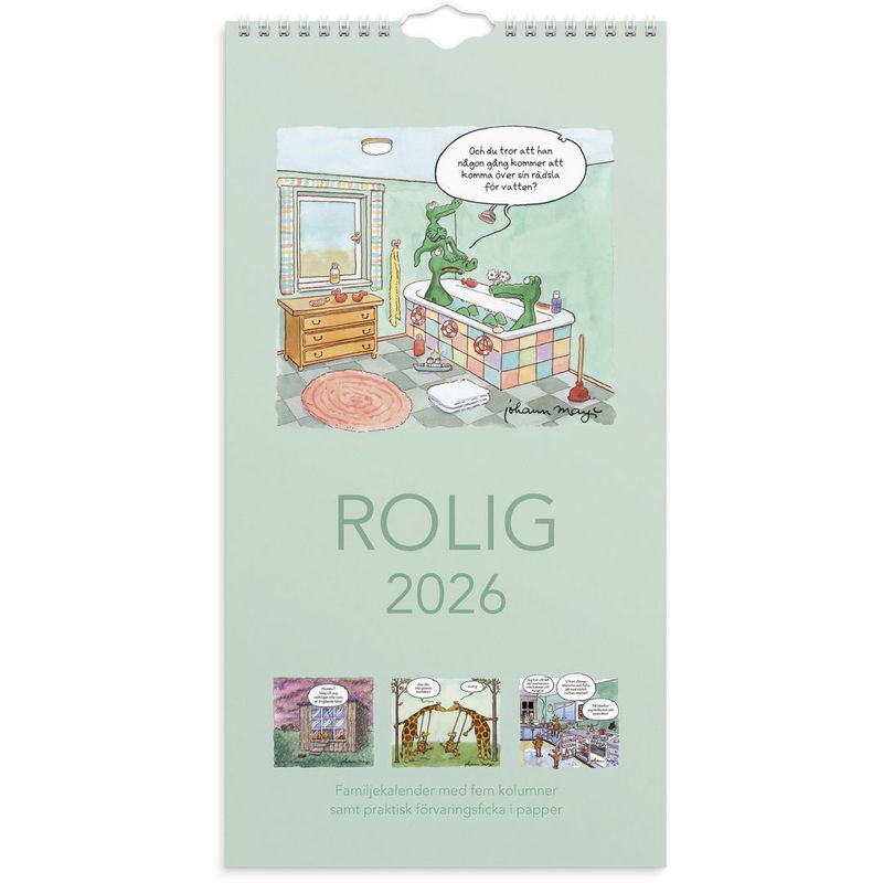 Familjekalender Rolig 2026