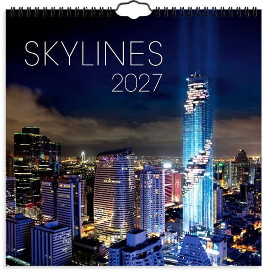Väggkalender Burde 1795 Skylines 2027