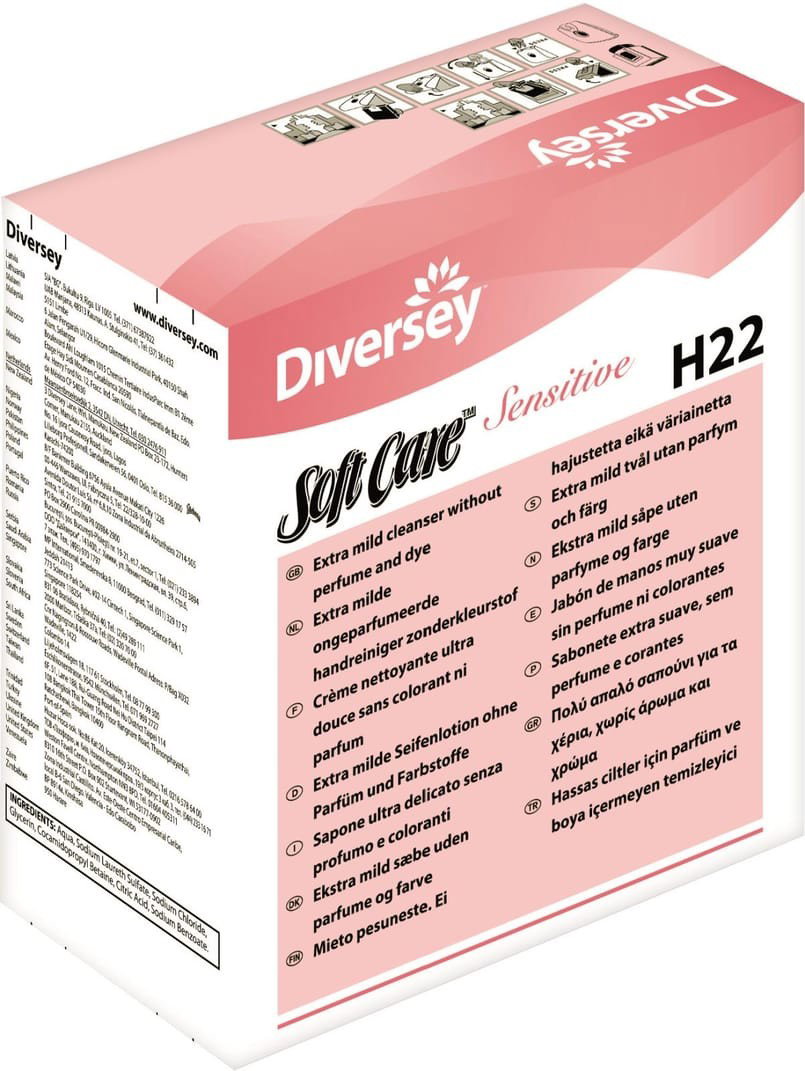 Flytande Tvål Diversey Soft Care H22 Sensitive Oparf 800ml