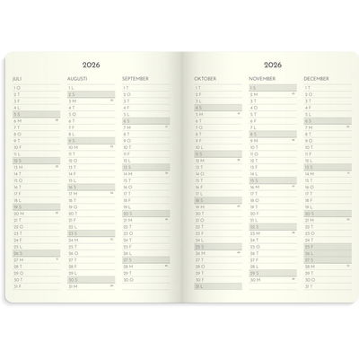 Kalender Weekly Deluxe 2026