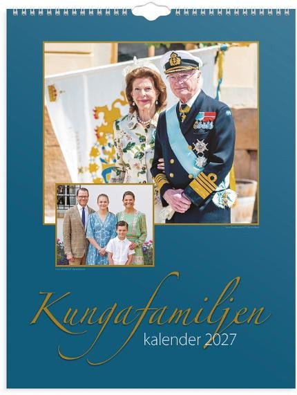Väggkalender Burde 1797 Kungafamiljen 2027