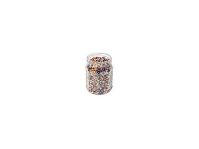 Glaspärlor 500g blandade färger