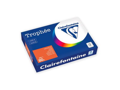 Kopieringspapper TROPHEÉ A4 80g oh brandgul 500/F