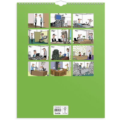 Väggkalender Kontorshumor 2026