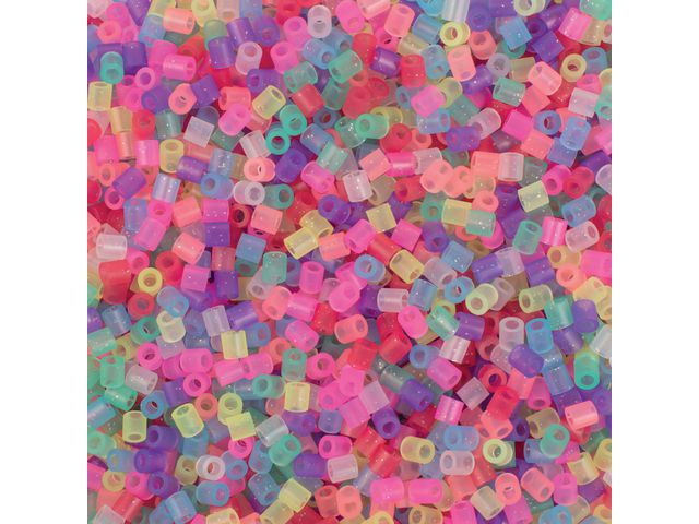 Rörpärlor glitter 20 000st/fp