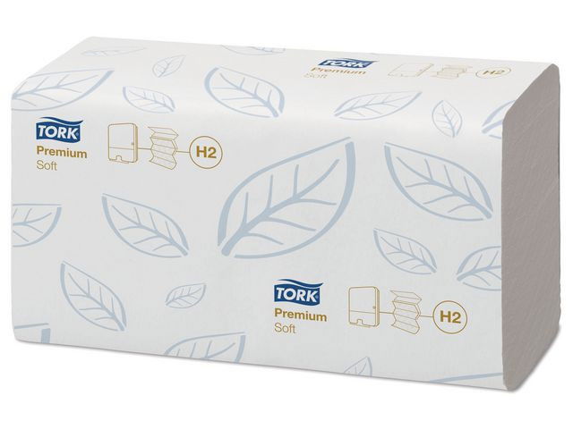 Pappershandduk Tork Xpress Premium H2, blå dekor, 2310/FP