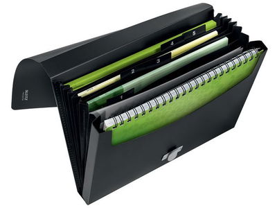 Projektmapp LEITZ recycle PP A4 svart, 5/fp