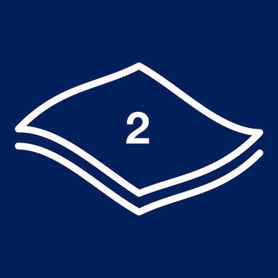 Hushållspapper Tork Advanced Plus 2-lag vit, 39m, 14 st/bal