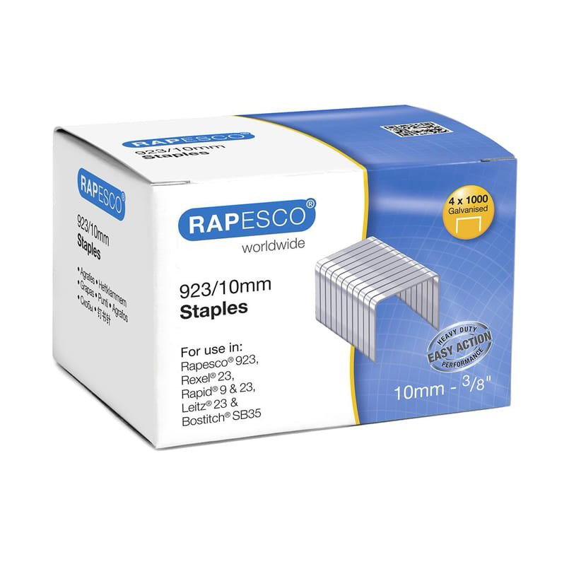 Häftklammer Rapesco 9/10 (923/10), 4000 st/fp