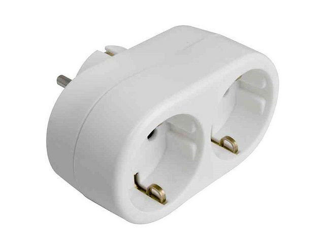 Grenpropp 2-vägs Jordar Vit