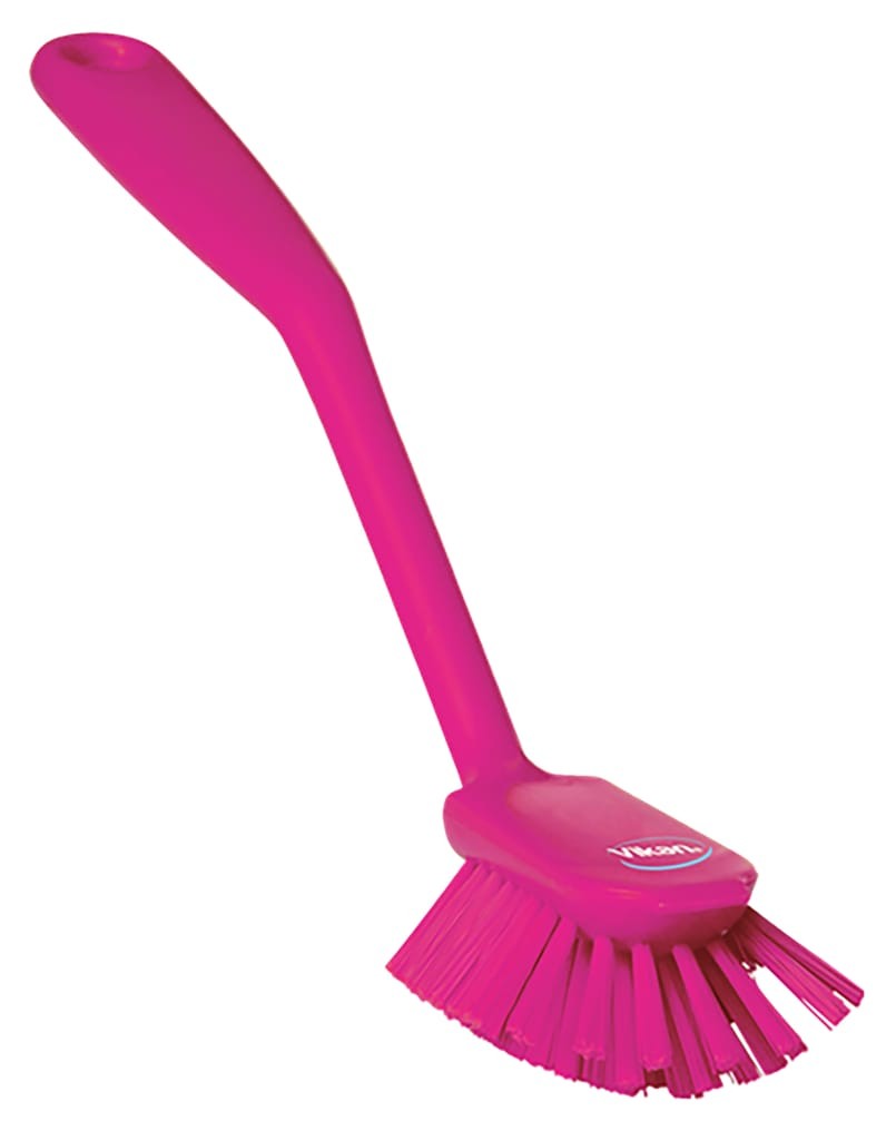 Diskborste Vikan medium Rosa 280mm