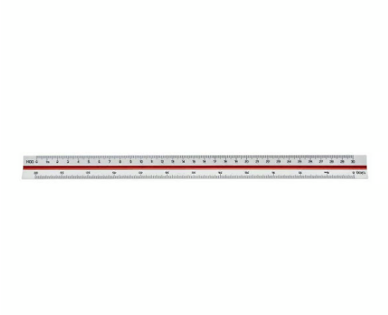 Skalstock M+R 6 delning 1:100-500 30cm
