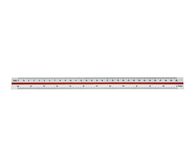 Skalstock M+R 6 delning 1:100-500 30cm