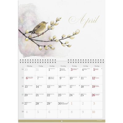 Väggkalender Naturalmanacka 2026