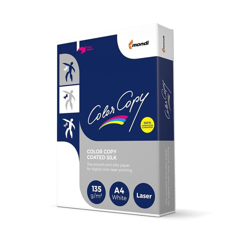 Kopieringspapper Color Copy Coated Silk A4 135g, 250 st/fp
