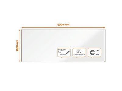 Whiteboard NOBO premium emalj 300x120cm