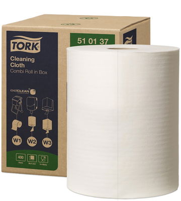 Rengöringsduk TORK Mjuk W1/2/3, 152 meter