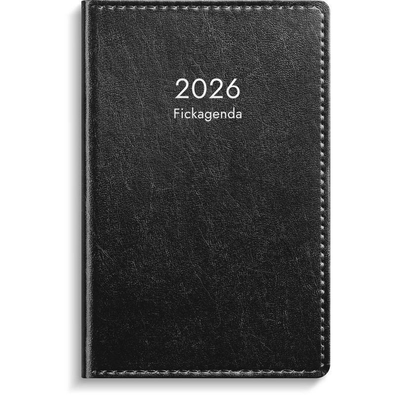Fickagenda 2026 svart