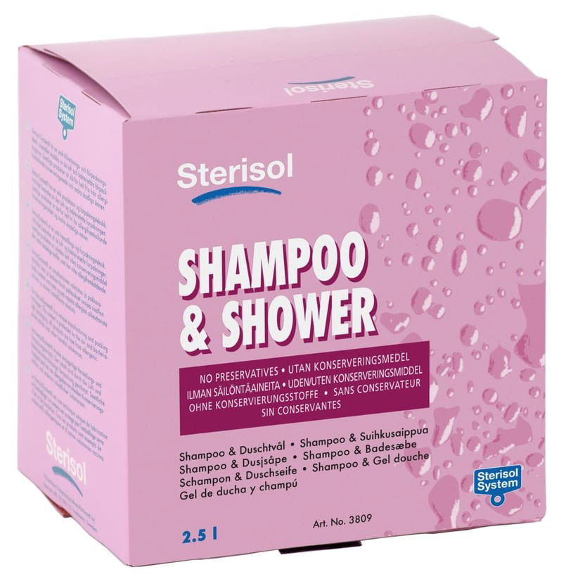 Shampoo & Shower Sterisol Parfymerad 2,5L