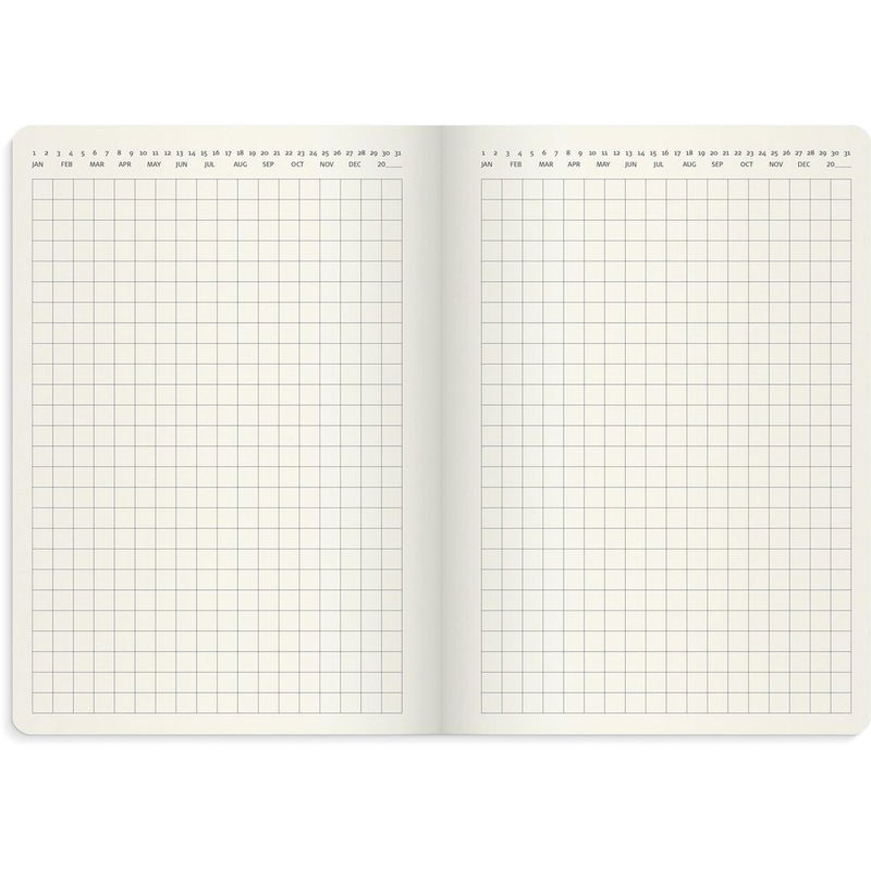 Liten Veckokal. Forma Deluxe 2026 brun