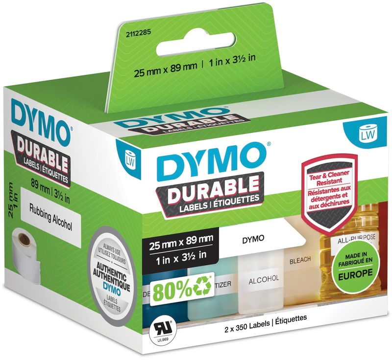 Etikett Dymo LW Durable 25x89 mm, 700/fp