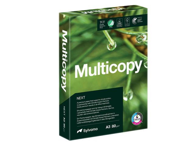 Kopieringspapper Multicopy Next A3 80g, 500/fp