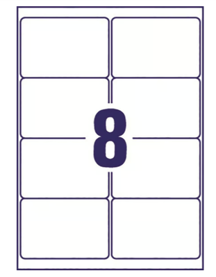 Etikett 99,1x67,7mm 800/fp