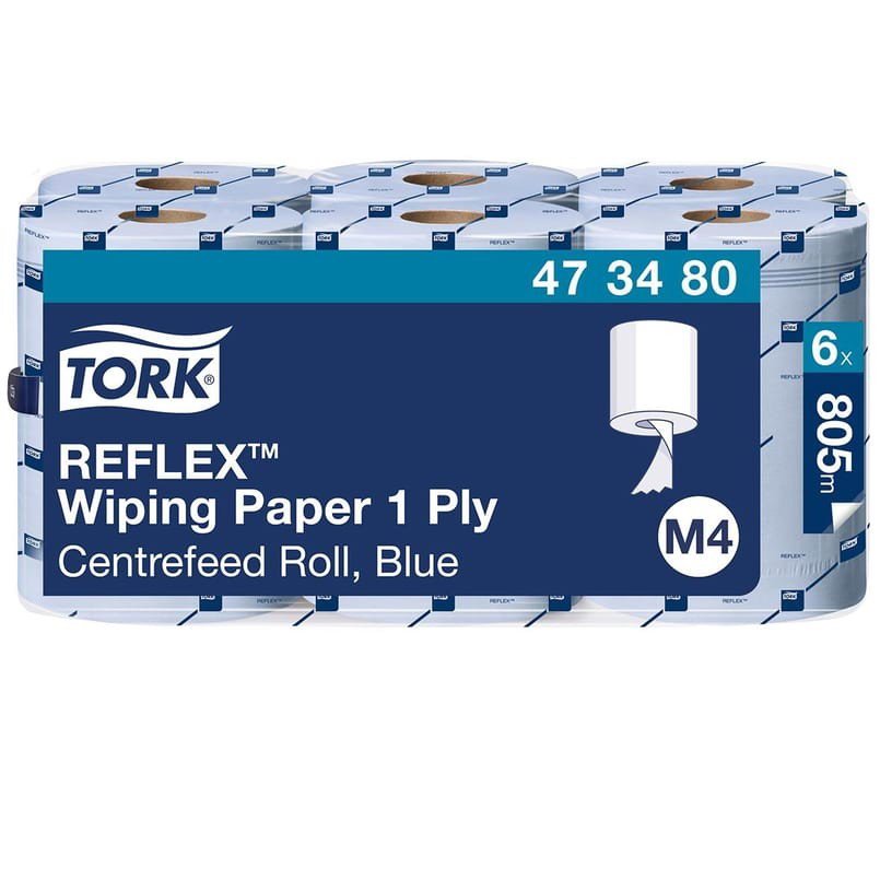 Torkrulle Tork M4 Reflex 1-lag blå, Ø19cm, 270m, 6/fp