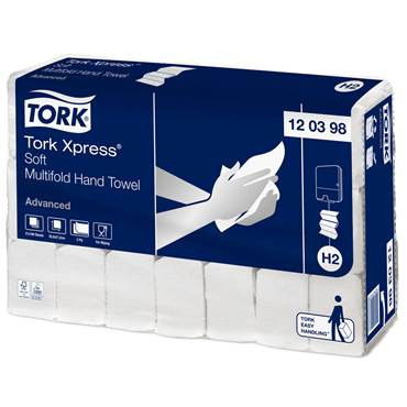 Handduk TORK H2 Advanced 2-lager, 3780/fp