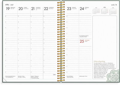 Almanacka Burde 1224 Astrologikalendern 2027