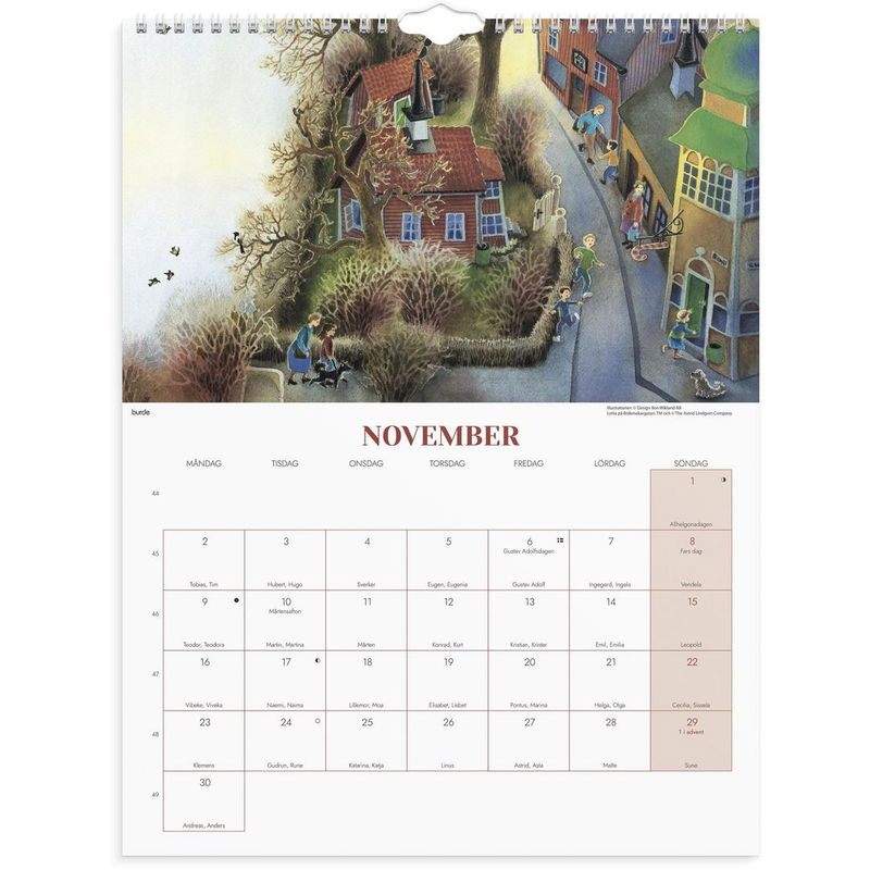 Väggkalender Ilon Wikland 2026