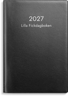 Almanacka Burde 3251 Lilla Fickdagboken Plast 2027 Svart