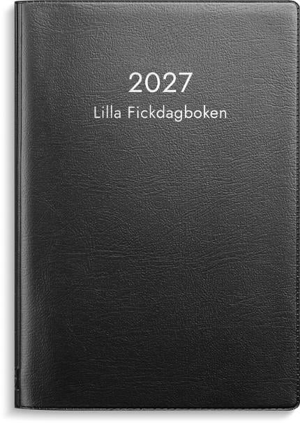 Almanacka Burde 3251 Lilla Fickdagboken Plast 2027 Svart