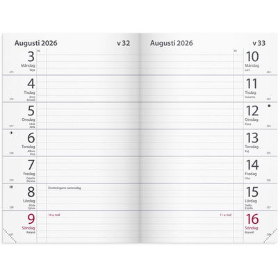 Kalender Maxinote 2026 blå
