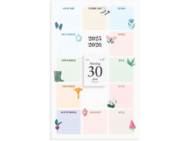 Väggkalender Klassens almanacka 25/26