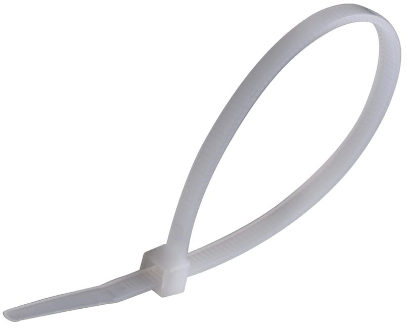 Buntband Transparent 4,8x200mm, 100 st/fp
