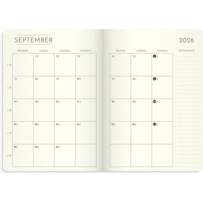 Kalender Weekly Deluxe 2026