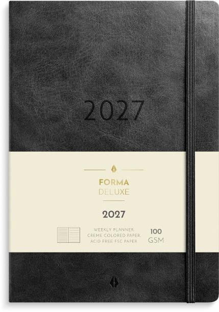 Almanacka Burde 5962 Stor Veckokalender Forma Deluxe 2027 A5