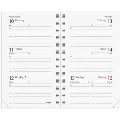 Kalender Mini refill 2026