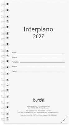 Almanacka Burde 3640 Interplano Refill 2027