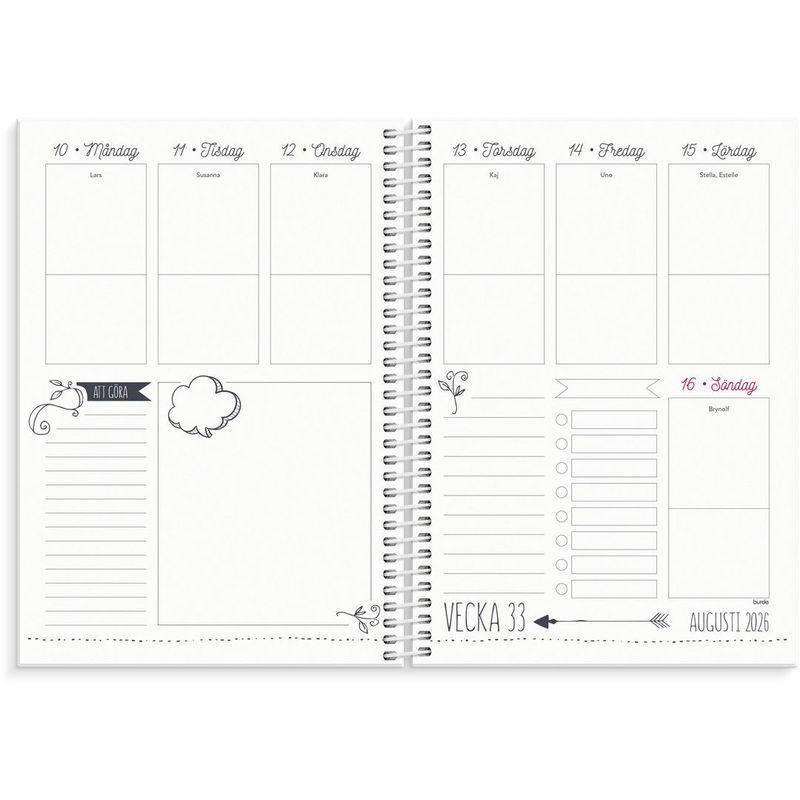 Kalender Doodle 2026