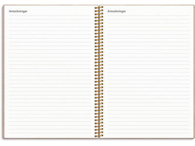 Kalender Study Twist rosa A5 25/26