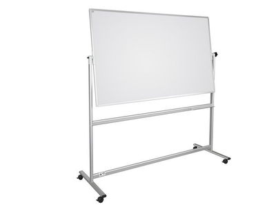 Whiteboard dubbelsidig emalj 150x120cm
