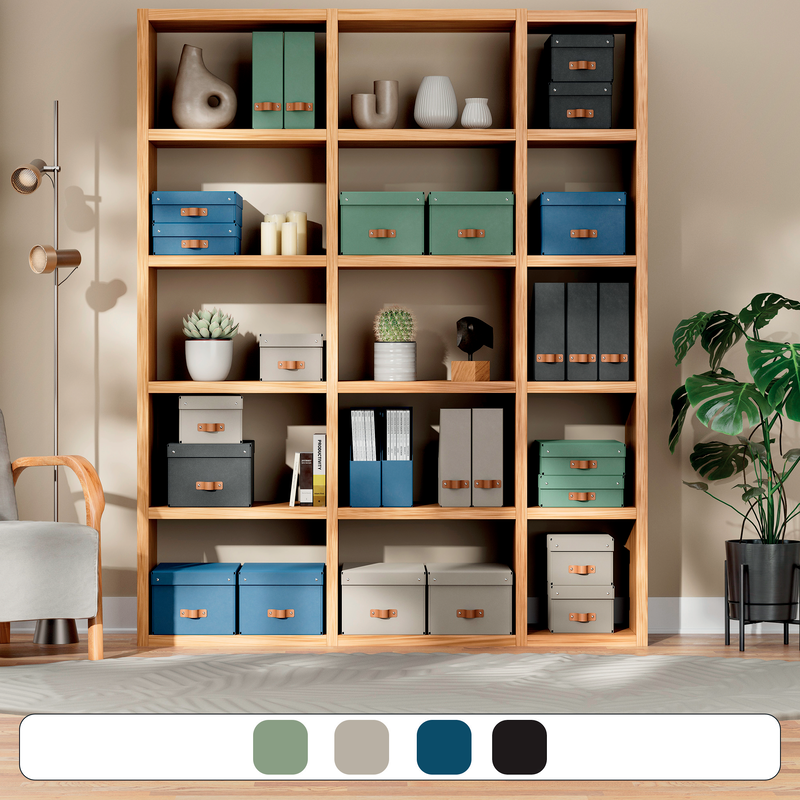 Förvaringslåda Leitz Puro 8L beige, 2/fp