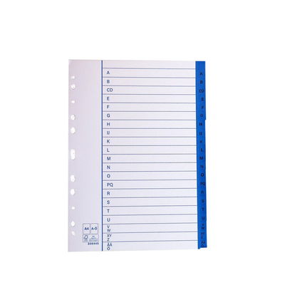 Pärmregister papper A-Ö A4, 10 st/fp