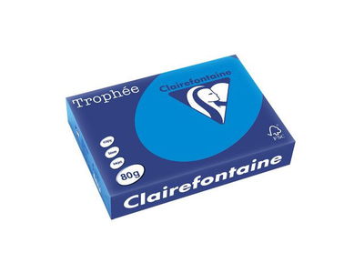Kopieringspapper TROPHEÉ A4 80g oh djupblå 500/fp