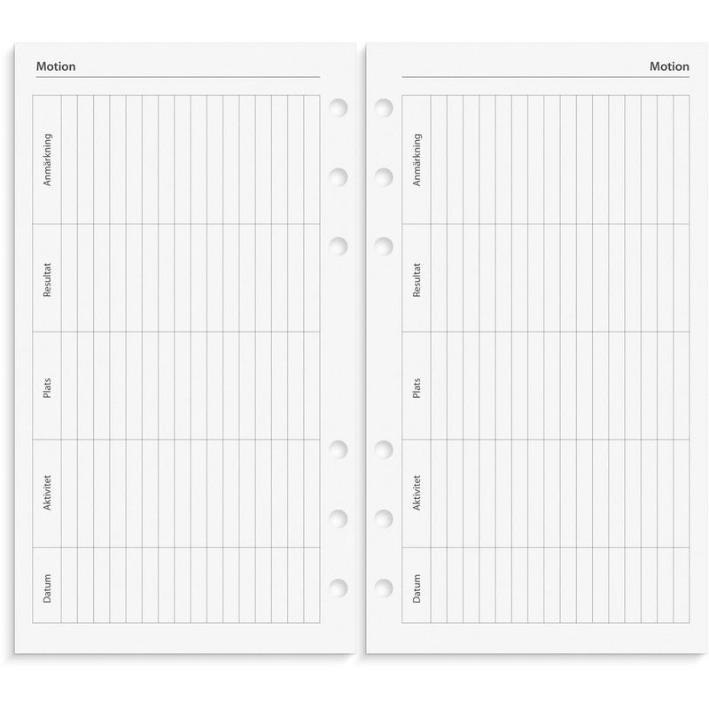 Regent Systemkalender 2026 skinn svart
