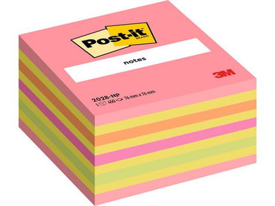 Post-it Notiskub Intensive pink 76x76mm